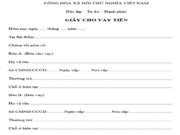 Điều kiện để giao dịch vay tiền bằng giấy viết tay có hiệu lực Điều kiện để giao dịch vay tiền bằng giấy viết tay có hiệu lực