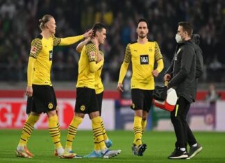 Tin Dortmund 4/5: Dortmund xác nhận Reyna nghỉ hết mùa giải