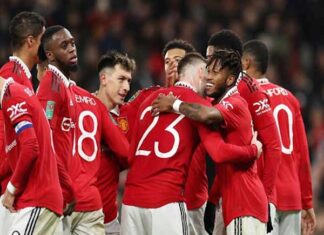 Niềm hân hoan của cả đội khi giành thắng lợi