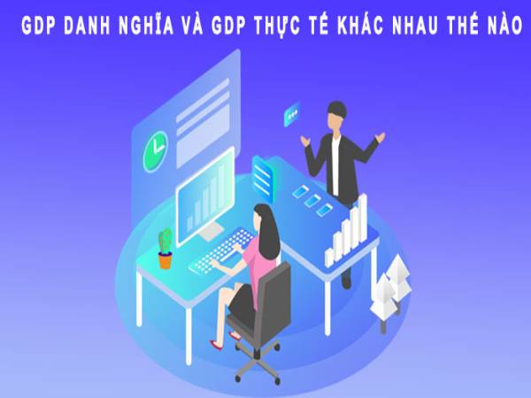 GDP danh nghĩa là gì đặc điểm và so sánh với GDP thực