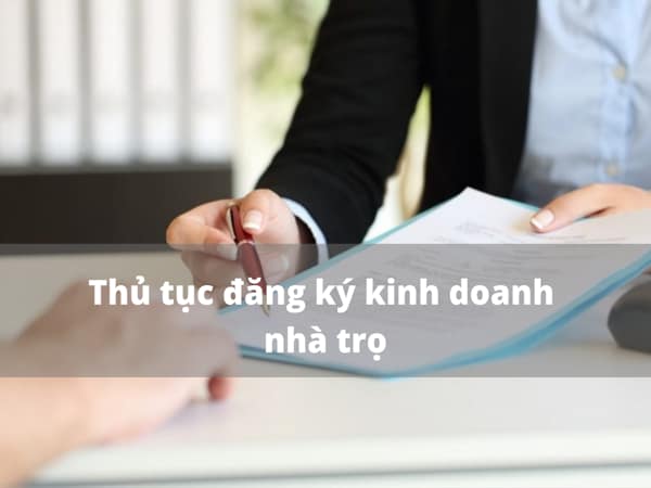 Thủ tục cần biết khi kinh doanh nhà trọ