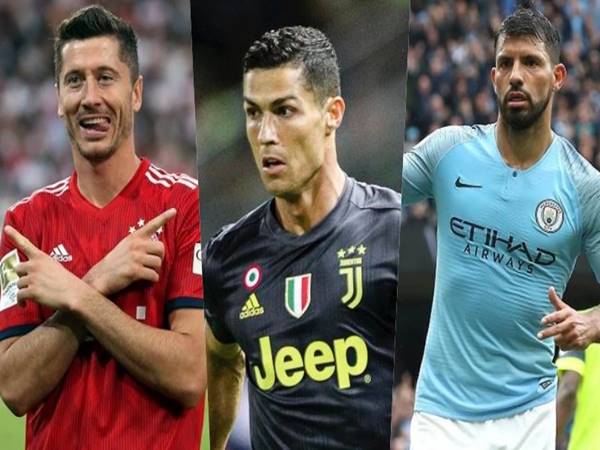 Một vài cầu thủ nổi tiếng ở vị trí tiền đạo cắm