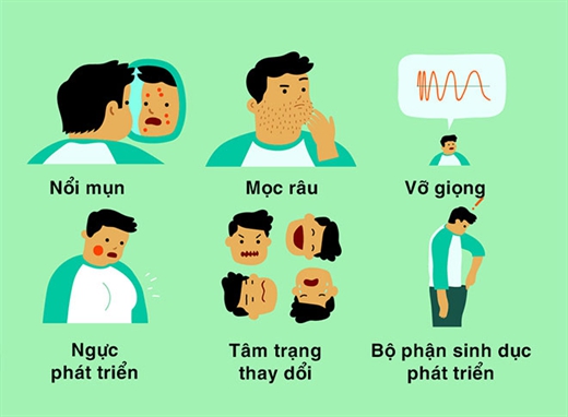 Triệu chứng dậy thì sớm ở bé trai Triệu chứng dậy thì sớm ở bé trai