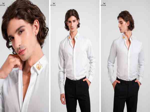 Áo sơ mi trắng và quần tây đen Áo sơ mi trắng và quần tây đen