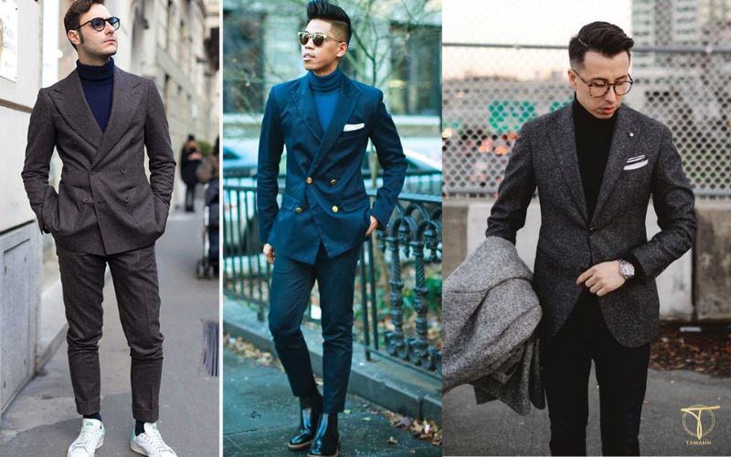 Phối đồ với phụ kiện cho áo len cổ lọ Phối đồ với phụ kiện cho áo len cổ lọ