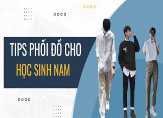 cách phối đồ nam học sinh