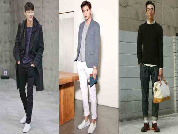 Giày thể thao kết hợp quần âu Giày thể thao với quần âu