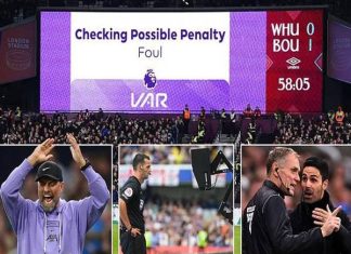 Quyết định từ VAR vẫn gây tranh cãi vì yếu tố con người