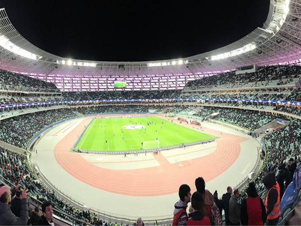 Sức chứa và thiết kế ấn tượng của sân vận động Baku