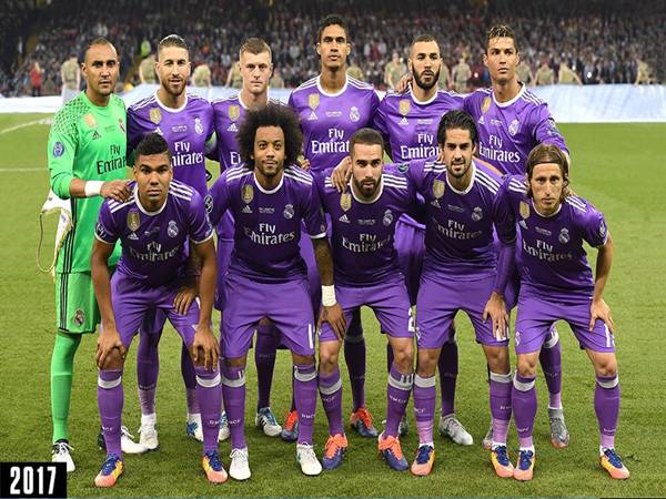 Đội hình Real Madrid 2017